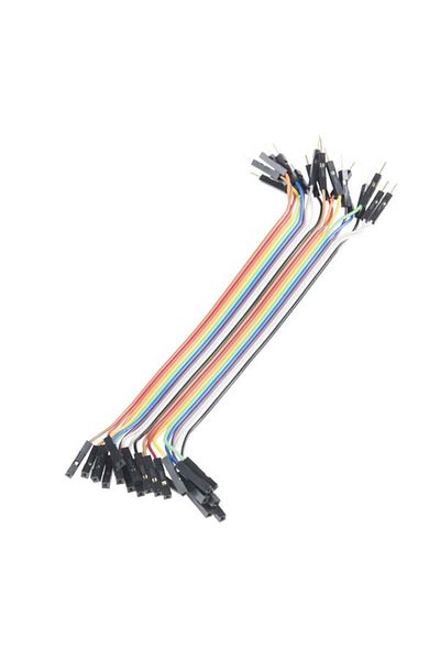 ROBOFUN Male - female connection wires (10 pieces) 10cm
