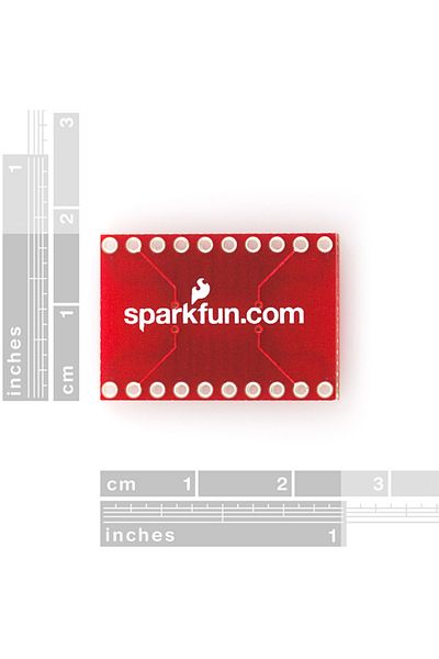 Sparkfun SOIC to DIP adapter circuit - 20 Pins