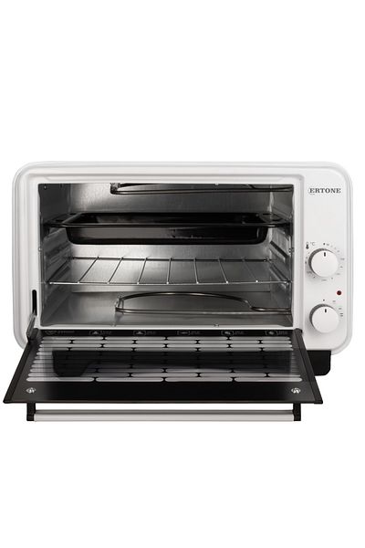 ertone Elektrická trouba Ertone MN9135AB, 36 l, 1420 W, nastavitelná výška, 2 plechy, bílá