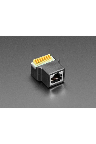 Adafruit RJ-45 Ethernet female socket to spring terminal block adapter