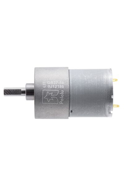 Pololu metal electric motor 12V, 50:1, 37Dx54L, helical pinion