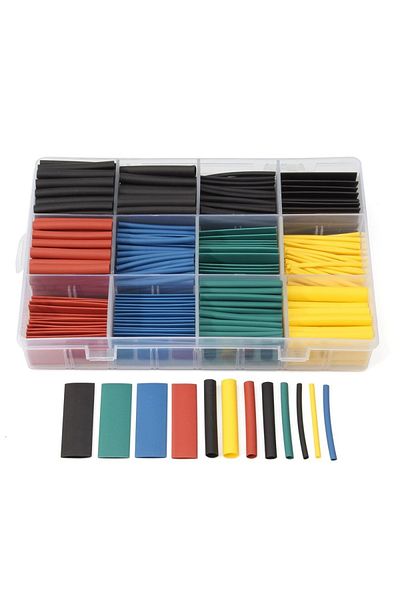 ROBOFUN Set de tuburi termocontractabile colorate - 530 buc