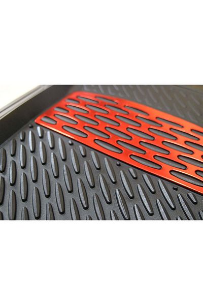 TEAMCAR ® Car Mats Tray Type Compatible With Mg Zs Mk2 Suv (2021–2025) Red