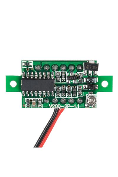 Sparkfun LED voltmeter display
