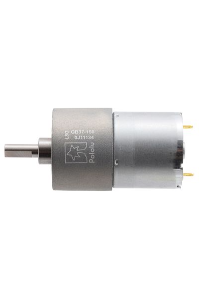Pololu metal electric motor 12V, 150:1, 37Dx57L, helical pinion