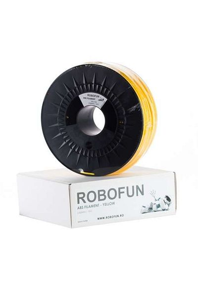 ROBOFUN ABS Premium Filament 1KG 3 mm - Yellow