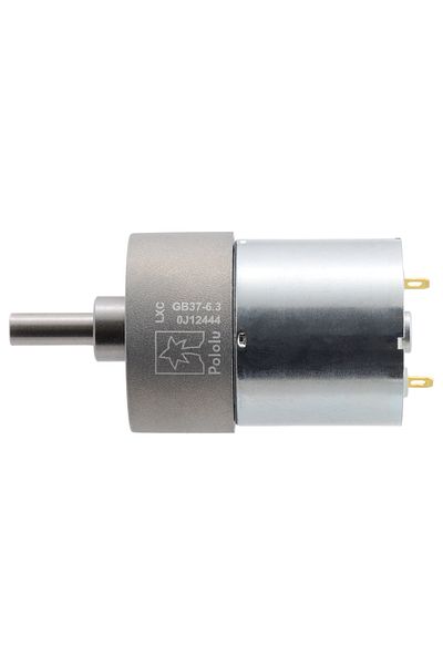 Pololu metal electric motor 24V, 6.3:1, 37Dx50L, helical pinion