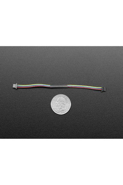 Adafruit Cablu STEMMA QT/Qwiic JST SH cu 4 pini - 100 mm