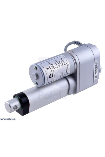 Pololu Linear Actuator LACT2P-12V-20 with Feedback 5.08cm Stroke, 12V, 1.27 cm/s