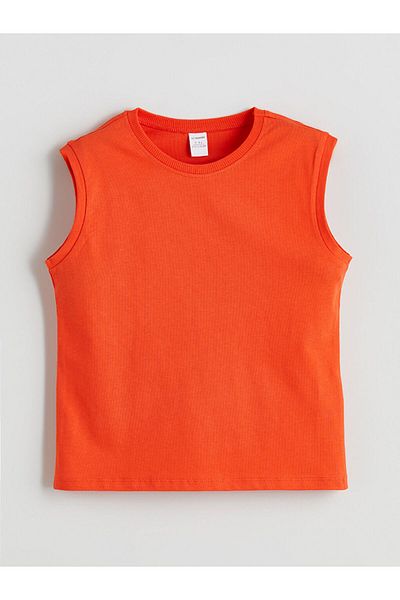 LC Waikiki Basic Combed Cotton Boy's Undershirt and Shorts 2-Pack