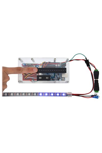 Pololu Force Sensitive Linear Potentiometer: 10.41cm x 1.44cm Variable Length
