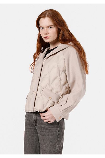 Colin's Regular Fit Hooded Women's Beige Coat