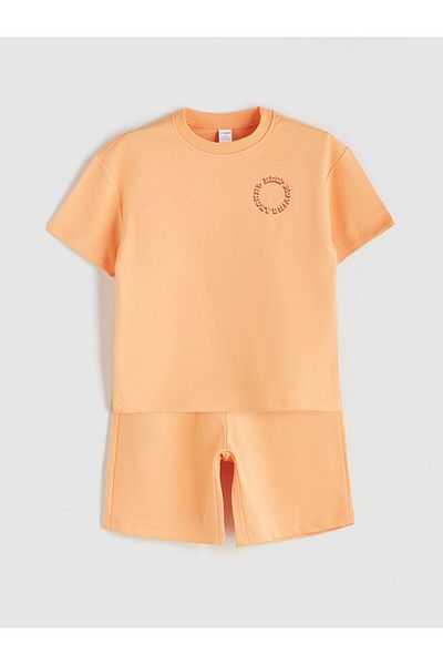 LC Waikiki Printed Boys' T-Shirt and Shorts 2-Pack