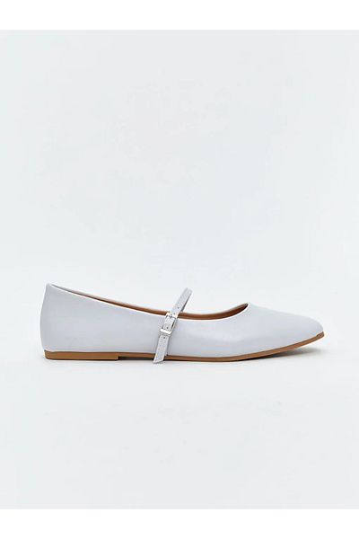 LC Waikiki Lcw Steps Leather Look Women's Ballerina Shoes