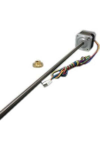 ROBOFUN NEMA17 JK42HS34 Trapezoidal Screw for 3D Printer Z Axis Length 324MM