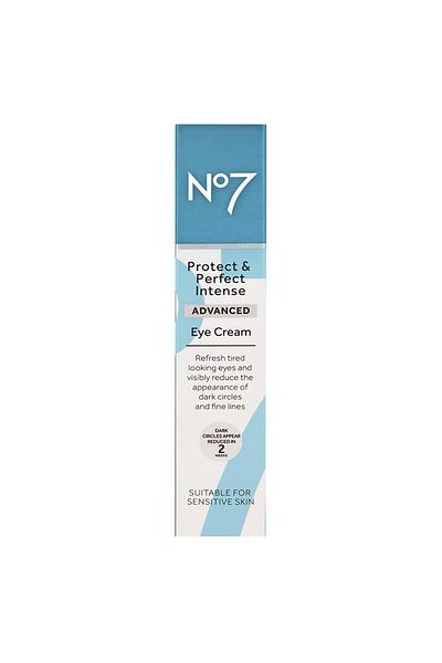 NO7 Eye Cream, No7, Protect and Perfect Intense, Visibly Reduces Dark Circles and Fine Wrinkles, 15ml