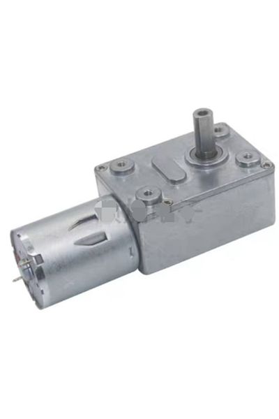 ROBOFUN JGY370 DC12V 18RPM/MIN High Torque Hollow Shaft Self-locking Gear Motor