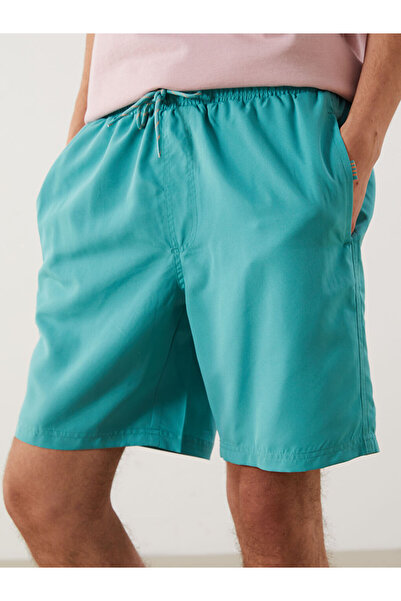 LC Waikiki Lcw Swimwear Knee Length Oversize Basic Men's Swim Shorts