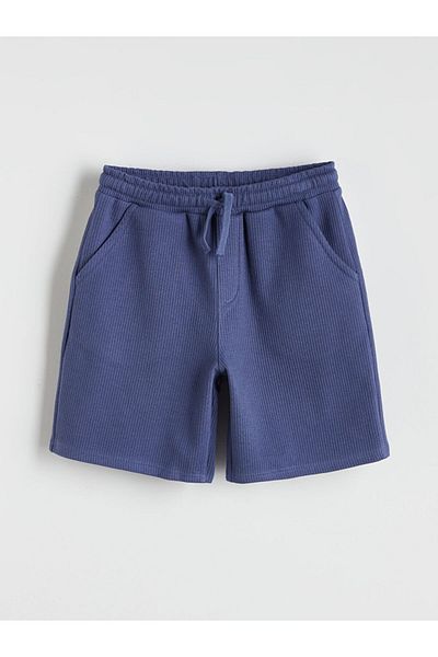 LC Waikiki Gray Boy's Shorts with Elastic Waist
