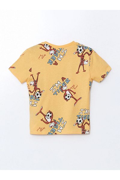LC Waikiki Crew Neck Printed Boy's T-Shirt