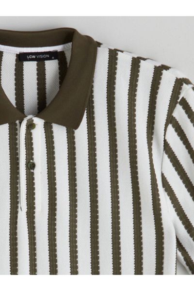 LC Waikiki Polo Neck Striped Men's T-Shirt