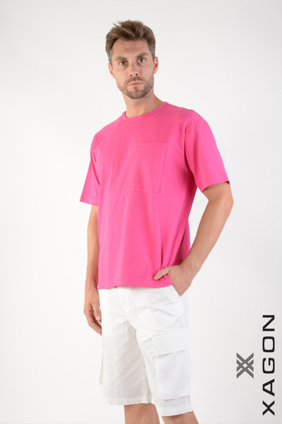 EXAGON ΜΠΛΟΥΖΑ TASCHINO - XAGON - ΡΟΖ, XXL