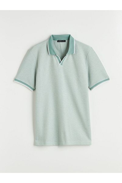 LC Waikiki Polo Neck Patterned Men's T-Shirt