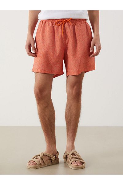 LC Waikiki New Season Short Length Patterned Men's Sea Shorts - S5I691Z8