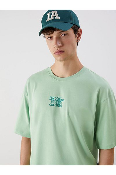 LC Waikiki New Season Crew Neck Printed Combed Cotton Men's T-Shirt - S5Qo75Z8
