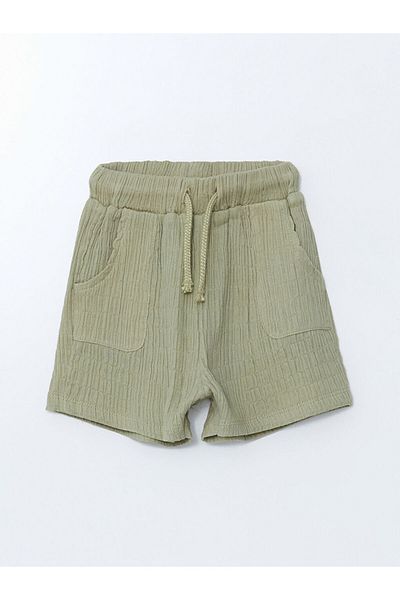 LC Waikiki Baby Boy Shorts with Elastic Waist and Pockets