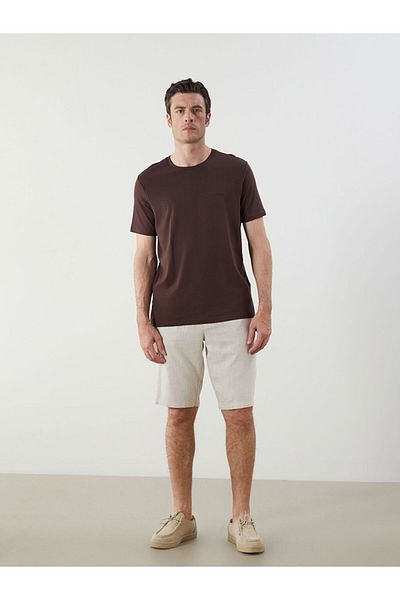 LC Waikiki Crew Neck Printed Combed Cotton Men's T-Shirt