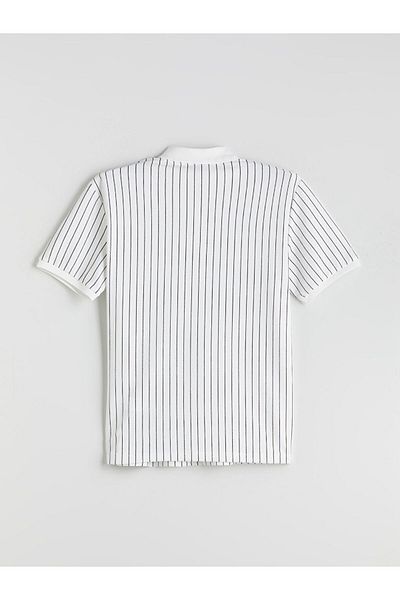 LC Waikiki Polo Neck Patterned Men's T-Shirt