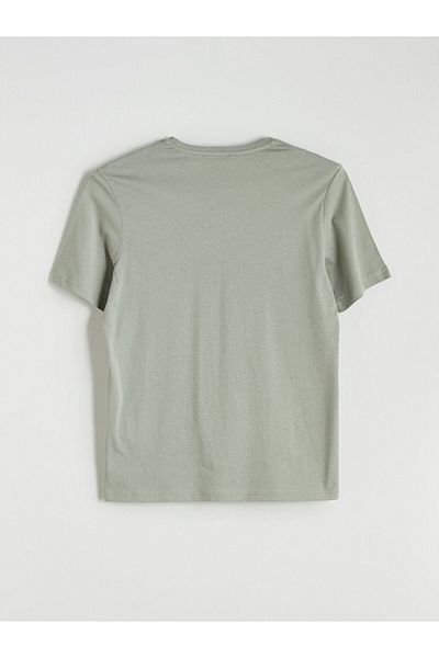 LC Waikiki New Season Crew Neck εμπριμέ χτενισμένο βαμβακερό ανδρικό Tisort - S5R656Z8