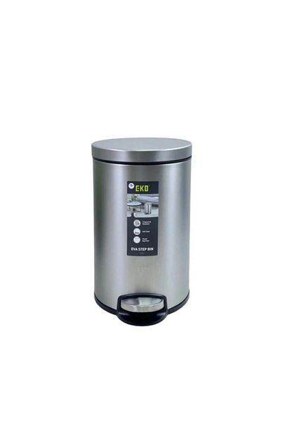 EKO Eco Modern Daas Trash Container, 5 Liters, Steel EK911511