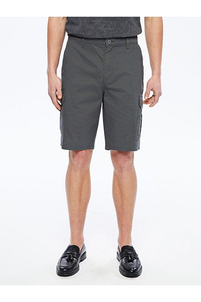 LC Waikiki New Season Standard Fit Gabardine Men's Cargo Sort - S56603Z8