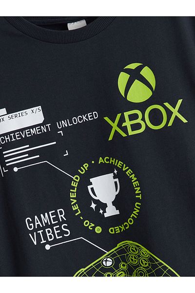 LC Waikiki Crew Neck Xbox Printed Boys' T-Shirt