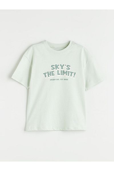 LC Waikiki Crew Neck Printed Boy's T-Shirt
