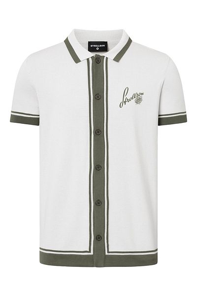 STRELLSON T-shirt 11 Kito-sj - - Light Grey, M