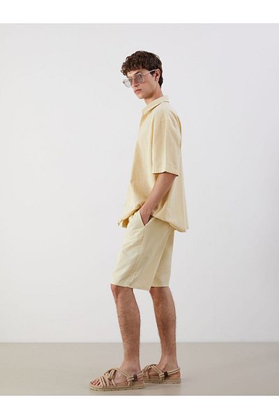 LC Waikiki Comfortable Fit Gabardine Men's Shorts
