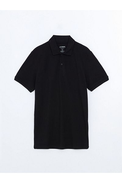 LC Waikiki Plus Size Polo Neck 100% Cotton Men's T-Shirt
