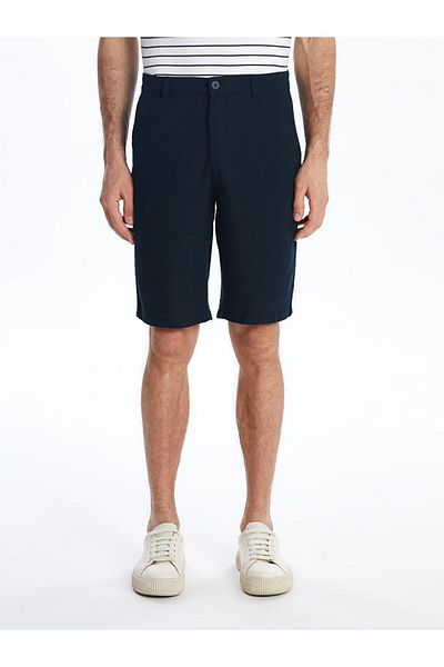 LC Waikiki Comfortable Fit Linen Blended Men's Shorts