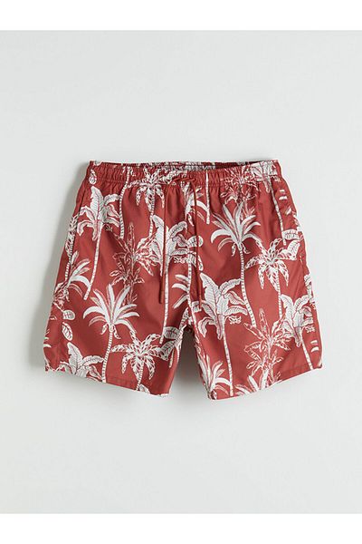 LC Waikiki LCW Short Length Patterned Men's Swim Shorts