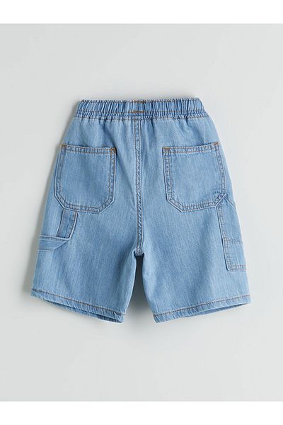 LC Waikiki Elastic Waist Boy Jean Shorts