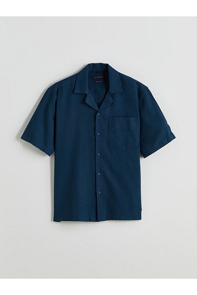 LC Waikiki Regular Fit Short Sleeve Gabardine Men's Shirt