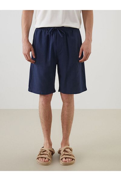 LC Waikiki Navy Blue Comfortable Fit Men's Shorts