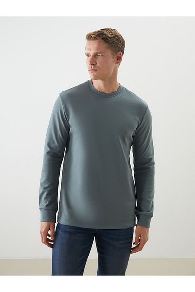 LC Waikiki Crew Neck Long Sleeve Men's Sweatshirt