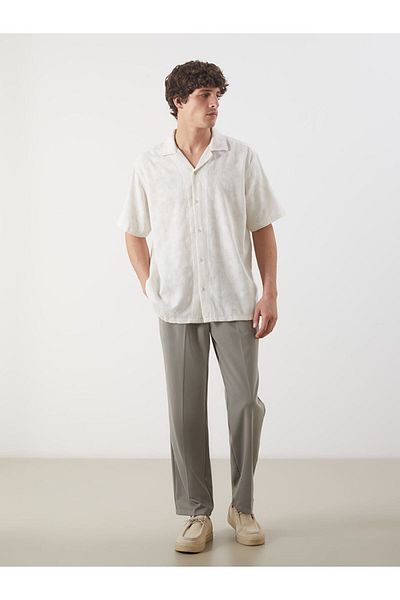 LC Waikiki New Season Regular Fit Short Sleeve Checkered Men's Shirt - S5Q626Z8