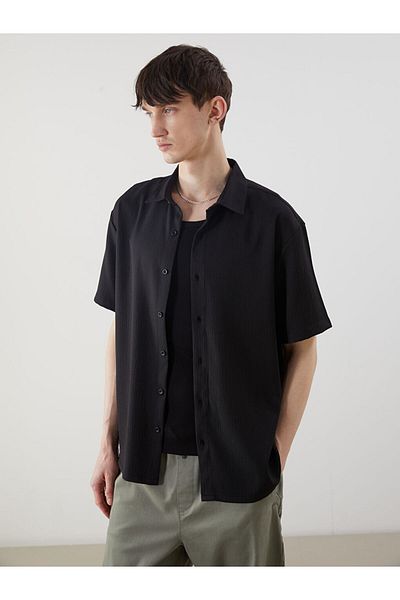 LC Waikiki Comfortable Fit Short Sleeve Men's Shirt