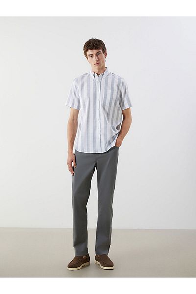 LC Waikiki New Season Standard Fit Gabardine Men's Chino Trousers - S5Cv51Z8