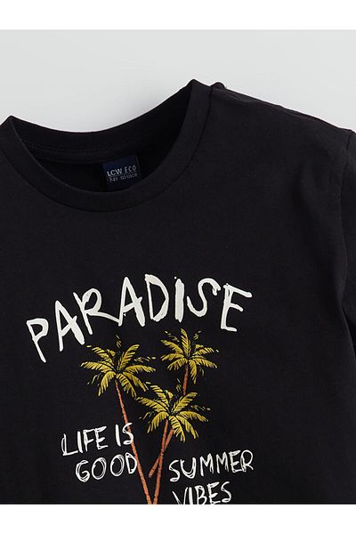 LC Waikiki Tricou pentru băiat cu gât crew New Season - S5I132Z4